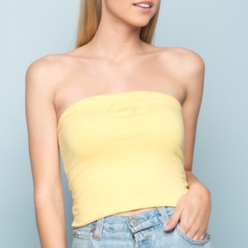 Brandy Melville Honey Tube Top